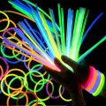 【HUT】 5/10/20Pcs Glow Sticks Party Bright Fluorescence Light Disposable Glowing Bracelets Props For Wedding Halloween Birthday Decor. 
