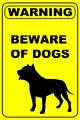 BEWARE OF THE DOG Sticker/beware of the dog - warning sticker(Waterproof). 