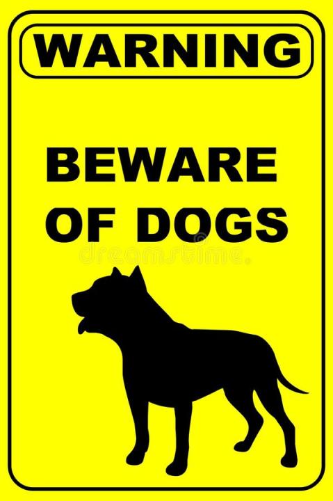 BEWARE%20OF%20THE%20DOG%20Sticker/beware%20of%20the%20dog%20-%20warning%20sticker(Waterproof)%20-%20Image%202