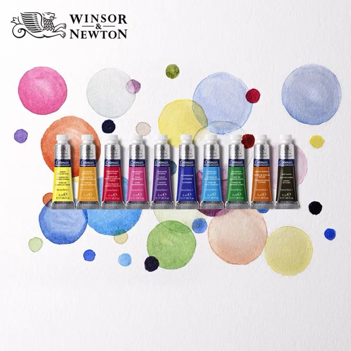 Winsor%20Newton%20Cotman%20Watercolor%20Paint%20Set%2010/20%20Colors%205ml%20(0.17-oz)%20Aluminum%20Tubes%20Beginners%20Aquarela%20Painting%20Art%20Supplies%20-%20Image%202