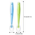 LuvLap Baby Feeding Spoon Set of 2 with Ultra Supple 100% Silicone Tip, BPA Free with Food Grade Silicone tip, for Kids 4 Months+. 