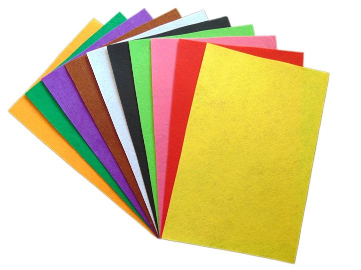 A4 Size Felt sheet / Felt Polyester sheet  10 /20/25 colours.