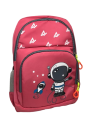 New Grade 01 - 04 Primary School Students Backpack for both Boys & Girls Cute  George Space School Bag For Pre - School kids High Quality Backpack Unisex Double Shoulder Backpack  School Bag with Sponge Plate Frame --- Unisex Backpack Bag With Less Weight. 