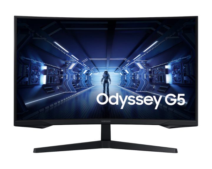 SAMSUNG%2027"%20Odyssey%20G5%20QHD%20Gaming%20Monitor%20VA%20Curved%20144Hz%203%20Years%20Warranty%20-%20Image%202