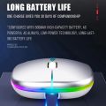 Wireless Mouse With LED Backlit USB Rechargeable Bluetooth-compatible RGB Silent Gaming Mouse For Computer Laptop PC Mause Gamer. 