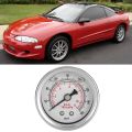 0-160 PSI/bar Car Fuel Pressure Regulator Gauge Liquid Fill Fuel/Oil Meter. 