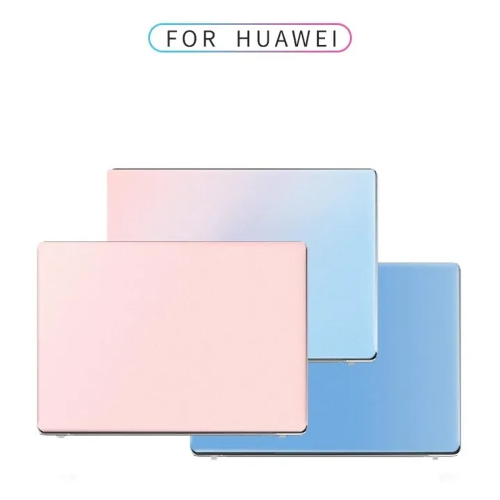 【TianYu Mall】For Huawei D14 Case D 14 2020 Accessories Gradient Matte Hard Shell Cover for Matebook D15 D 15 2020 Cases