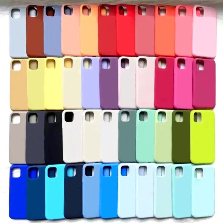 Original Official LOGO Silicone Case For iPhone 13 12 14 11 15 Pro Max Cases For Apple iPhone 14 11 12 13 15 Full Cover Capa Cas