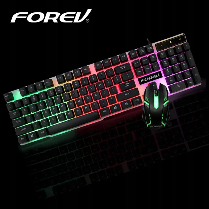 Forev FV-Q3055 Hunter Pro Gaming Keyboard & LED Mouse Combo