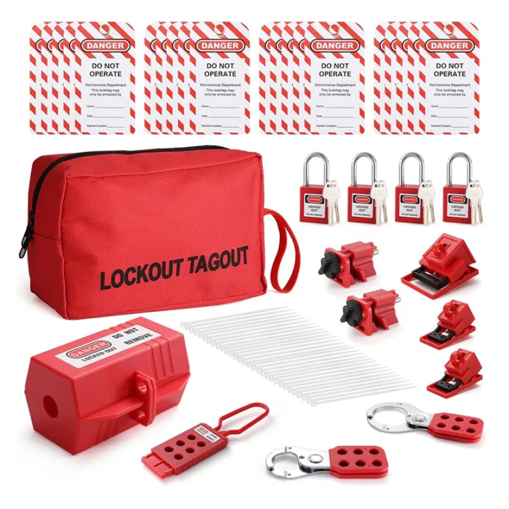 Electrical Lockout Tagout Kit, Hasps Set, Clamp on and Universal | Daraz.lk