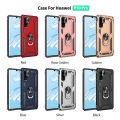 Lereach For Huawei P30 Pro Mobile Phone Case TUP+PC Hard Ring Car Ring Bracket Shockproof Back Cover. 