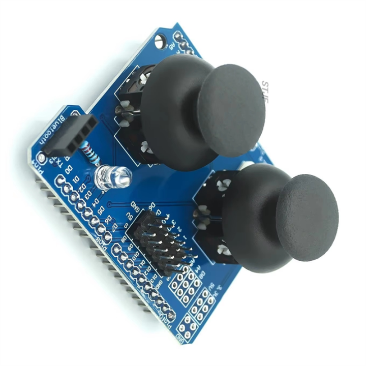 System R3 Building Blocks Electronic Building Blocks Dual PS2 Game Joystick Button Module ...
