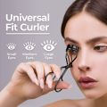 Fully Eyelashes Curler Eyelashes Curling Machine For Women And Girls Easy To Use At Home And Parlor Black Steel 10 Gram Pack Of 1. 