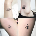 Original Black Tattoo Cute Korean Lasting Tattoo Sticker. 