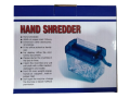 paper shredder hand shredder machine. 