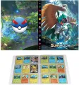 【VA VA VOOM】9 Pokemon 432 Card Book Holder Cartoon Playing Game Pokémon Folder Binder Map Book Loaded List Toy Gift. 
