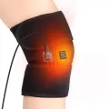 Electric Leg Heating Knee Pad 5V USB/Type-C Charging Heated Knee Brace 3 Heat Levels Knee Heating Pad for Knee Joint Pain Relief. 