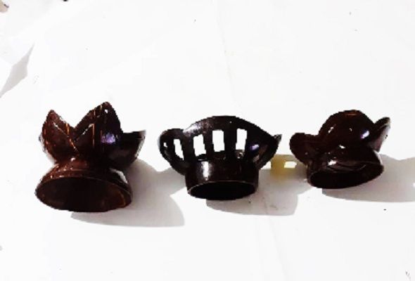 Coconut Shell  Flower Vase 100% Eco friendly