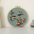 3 Pack Embroidery Starter Kit for Beginners, Cross Stitch Kits for Adults Include 3 Embroidery Cloth with Birds Pattern. 