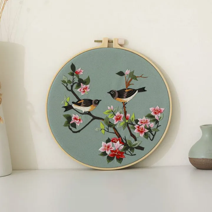 3%20Pack%20Embroidery%20Starter%20Kit%20for%20Beginners,%20Cross%20Stitch%20Kits%20for%20Adults%20Include%203%20Embroidery%20Cloth%20with%20Birds%20Pattern%20-%20Image%203