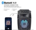 Wireless Bluetooth Speaker Outdoor Portable Microphone K Song Card Computer Subwoofer TWS Sound Outdoor Camping Dance Speaker Loud Speaker RGB Light With Microphone Data Cable. 