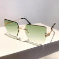 Square Sunglasses Rimless Sunglasses Vintage Sunglasses Fashion Sunglasses UV400 Sunglasses. 