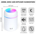 H2O Portable Rainbow Humidifier Led Ultrasonic Cool Mist USB Car Air Aroma Silent Diffuser For Home Office Hotel. 