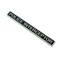 Auto Black red police interceptor for 92-11 Crown Victoria Emblem Badge Sticke. 