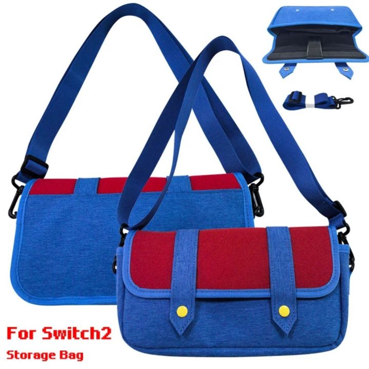 Large Carrying Protective Case for Nintendo Switch 2 Console Controller Travel Storage Bag Case with 8 Game Card Slot For NS2 Game Accessories
