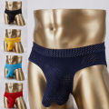 Panty Protruding Pouch Lightweight Nylon Men y Trunk Underwear for Honeymoon. 