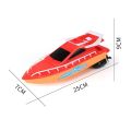 Speed RC Boat Ship RC Boat Remote Control Boats Electric Waterproof Model Ship Sailing Toys for Children Toy Red. 
