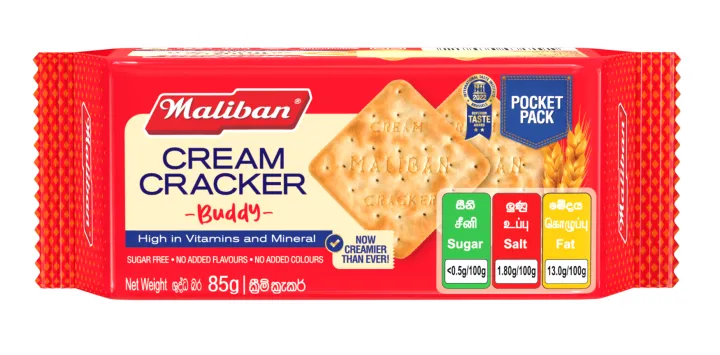 Maliban Smart Cream Cracker Buddy 85g