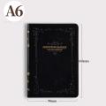 Cute Design Vintage Notebook Lightweight Hard Cover A6 A7 Size Pocket Notebook Hot Printed Compact Size Pu Leather Notebook. 