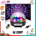 Bluetooth LED Crystal Magic Ball DJ Light With MP3 Music. 