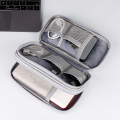Data Cable Storage Bags Portable Earphone Organizer Digital Gadget Carry Case Double Layer Digital USB Hard Disk Protection Bag. 