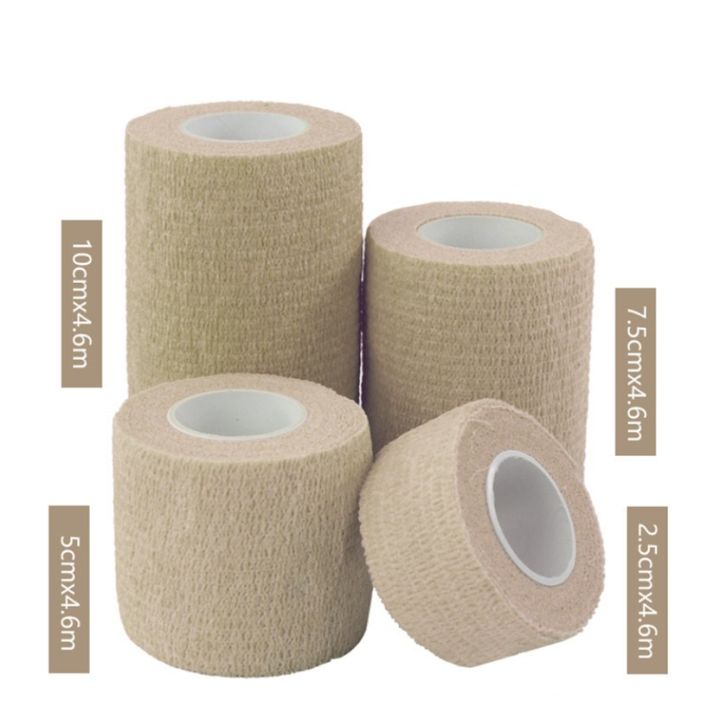 【GlowBound】4.6M Sport Tape Waterproof Self Adhesive Elastic Bandage Muscle Tape Finger Joints Wrap Bandage Nonwoven Cohesive Bandage