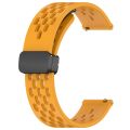 20mm Folding Magnetic Clasp Silicone Watch Band For Samsung Gear S2 Classic. 