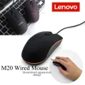 LENOVO M20 USB 3 Button 1000 DPI Wired Mini Optical Mouse. 