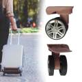 2Pcs Luggage Wheels Suitcase Casters DIY Accessory Replacement Swivels Wheel Reusable Good Load Bearing Capacity Mute Left and Right. 