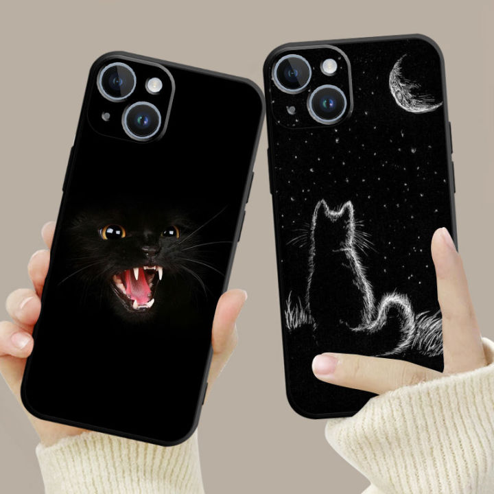 Cellular%20Phone%20Case%20For%20iPhone%2015%2014%2013%2012%2011%20Pro%20Max%206%206S%207%208%20Plus%20X%20XS%20XR%2012%2013%20Mini%20Soft%20Silicone%20Case%20Black%20Cat%20Staring%20Eye%20-%20Image%206