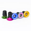 ONEGOO 1 Pair Bike Grip Handle Bar End Cap Aluminium Alloy MTB Handlebar Grips Plugs Caps for Bicycle Handlebar Accessory. 