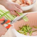 Multi-Function Kitchen Scissors with Sharp Blade Professional Poultry Shears Stainless Steel Kitchen Shears/Stainless Steel Poultry Chicken Bone Cutter Meat Vegetables Shear Cooking Tool. 