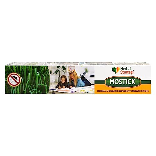 Herbal Strategi Mostick Mosquito Repellent Incense 120 Sticks (FROM INDIA)NUZ