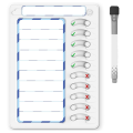 Erasable Chore Chart for Kids for Kids to Do List Routine Task Planning Board with Magnetic Stickers Refrigerator Magnet Easy Install. 