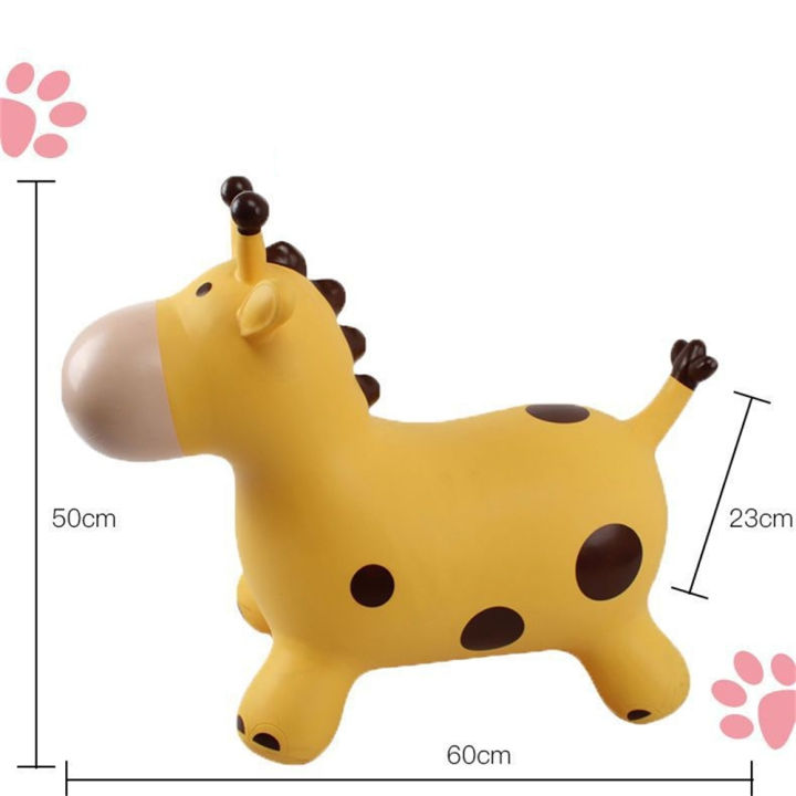 Kidlove Giraffe Bouncy Horse Hopper Ride On Rubber Jumping Horse