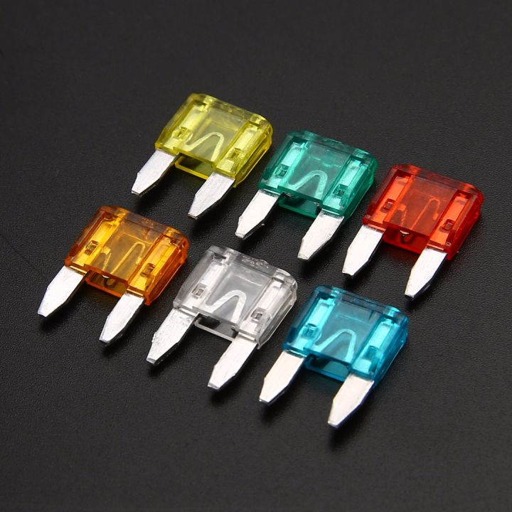 【GlobalTrendz】60pcs Assorted Mini Blade Fuses Auto Fuse Kit Set 5A 10A ...