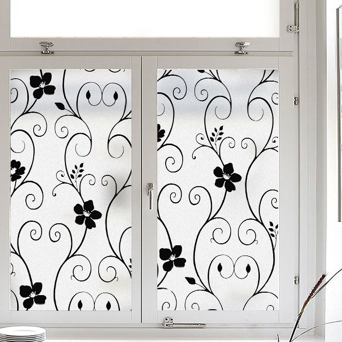 1/3%20Rolls%2045*100cm%20Window%20Glass%20Sticker%20Frosted%20Black%20Flower%20Pattern%20Waterproof%20UV%20Protector%20Matte%20Window%20Paster%20Films%20Frosted%20Decal%20-%20Image%203