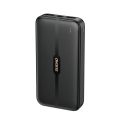 DUDAO K4S Power Bank 10000mAh 37Wh 2 USB A Outputs Type C Micro USB Inputs Black. 