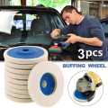3PCS/pack 100mm Wool Polishing Wheel Buffing Pads. 