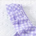 Fashion Slanted Shoulder Plaid Teenage Girls one piece Swimsuit 5-14 Year Summer Kids Swim Suits for girl Ruffled Swimwear. 